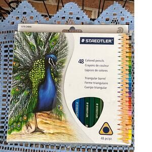 Staedtler Colored Pencils 48 Open Box New